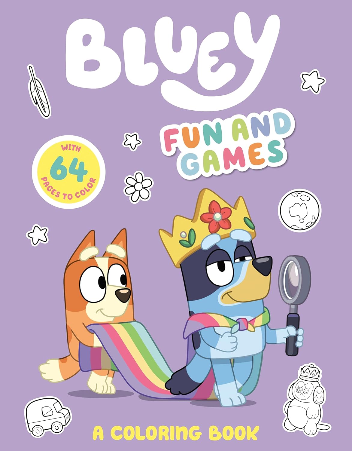 Bluey: Fun and Games: A Coloring Book by Penguin Young Readers Licenses