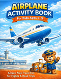 Airplane Activity Book for Kids Ages 3–5: Travel Activities for Toddlers | Buddy the Pilot Bear Road Trip & Screen-Free Activity Book for Flights and Car Rides by Hug & Fly Books