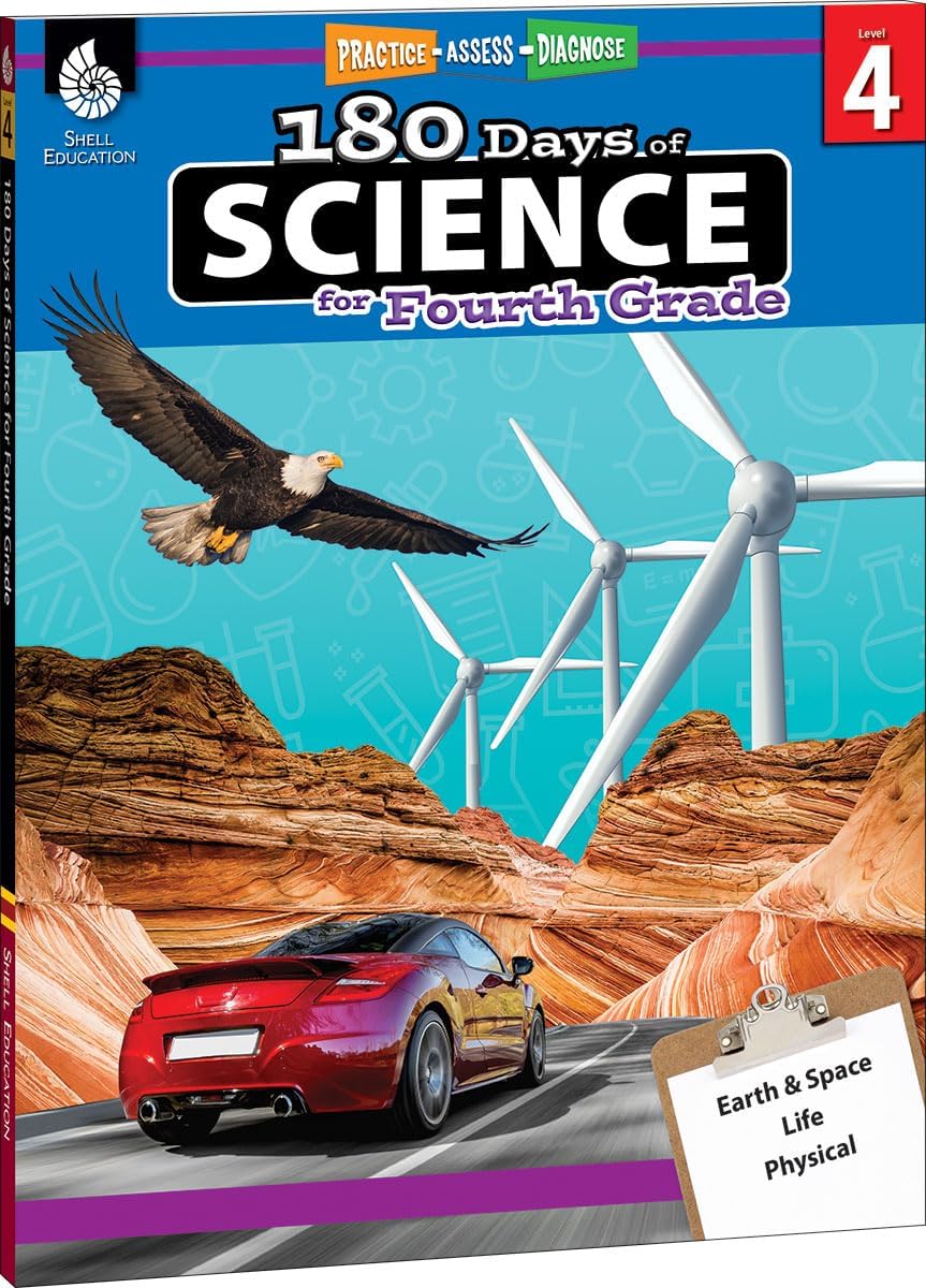 180 Days™: Science for Fourth Grade: Practice, Assess, Diagnose by Lauren Homayoun