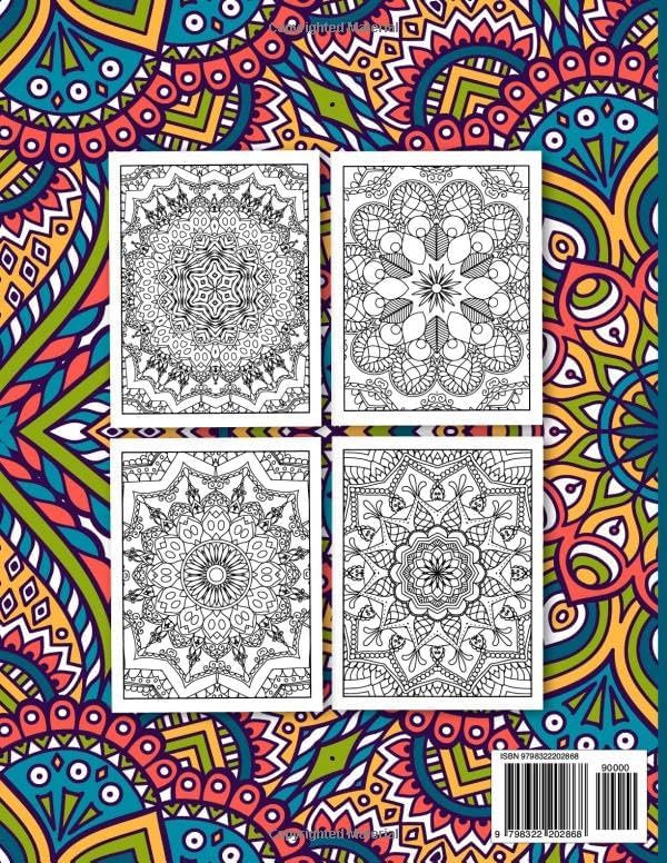 Stress Relief Adult Coloring Book: Mandala Patterns by Solstice Fox
