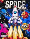 Space Coloring Book for Kids Ages 3-8: A Fun 100-Page Outer Space Adventure for Boys & Girls by TeddyStore Fr