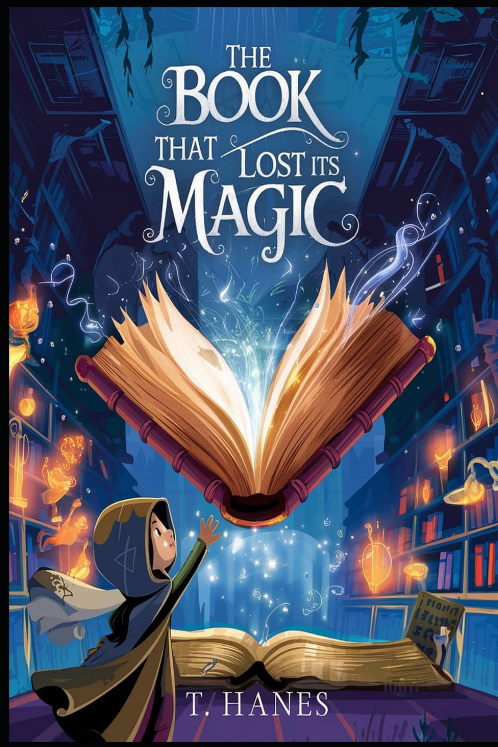 The Book That Lost Its Magic: A Middle-Grade Fantasy Adventure for kids 9-12: A whimsical middle-grade fantasy about a book without spells, a quest ... the magic of words. (WonderWhirl Chronicles) by Trevor Hanes