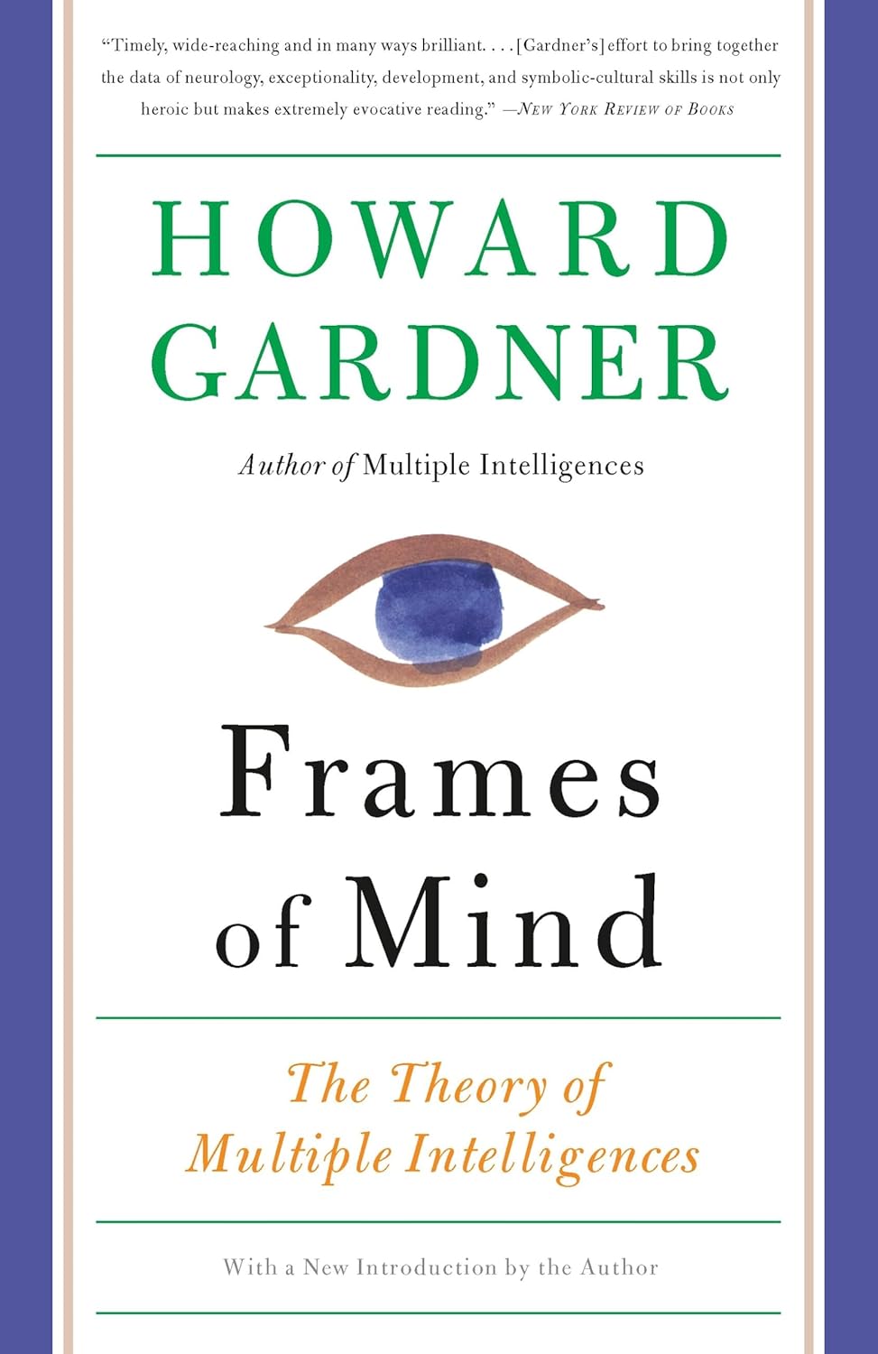 Frames of Mind: The Theory of Multiple Intelligences by Howard Gardner