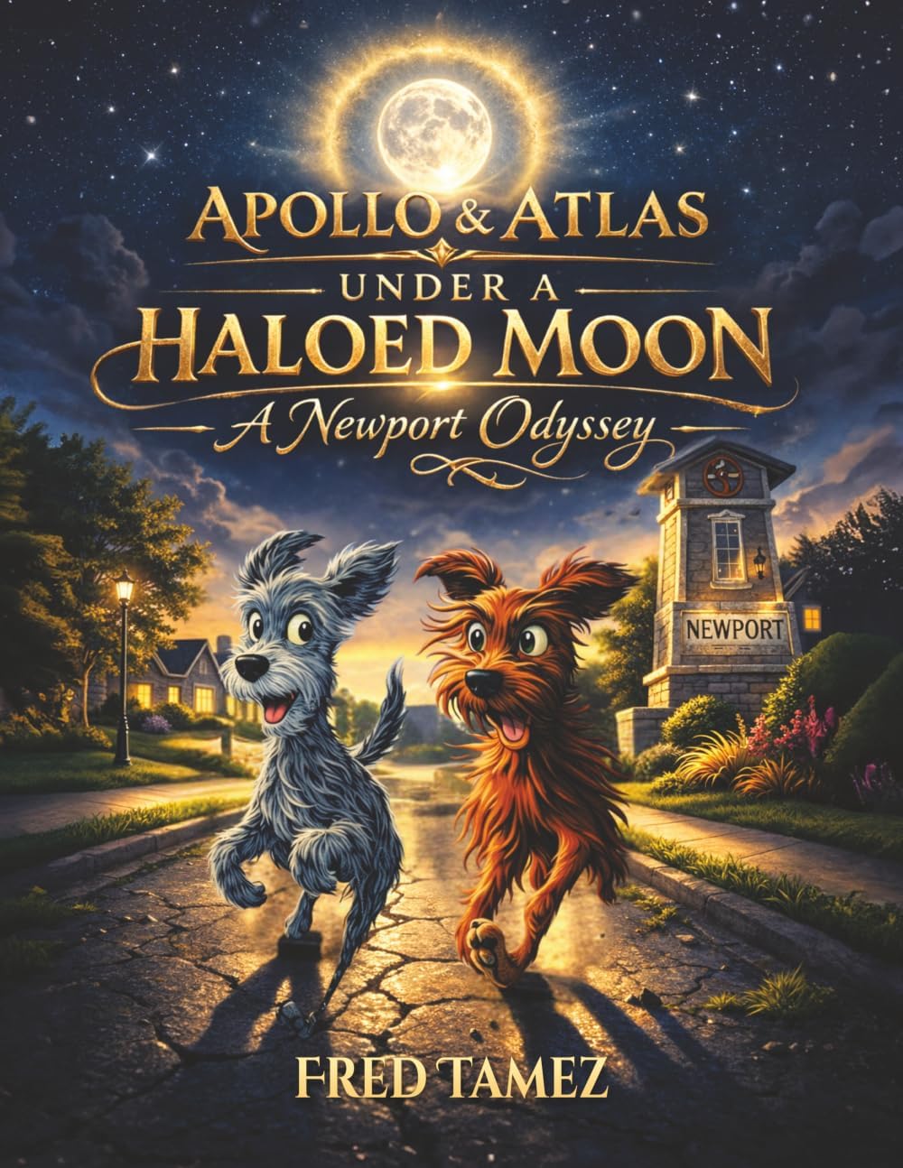 Apollo & Atlas under a Haloed Moon: A Newport Odyssey by Fred Tamez
