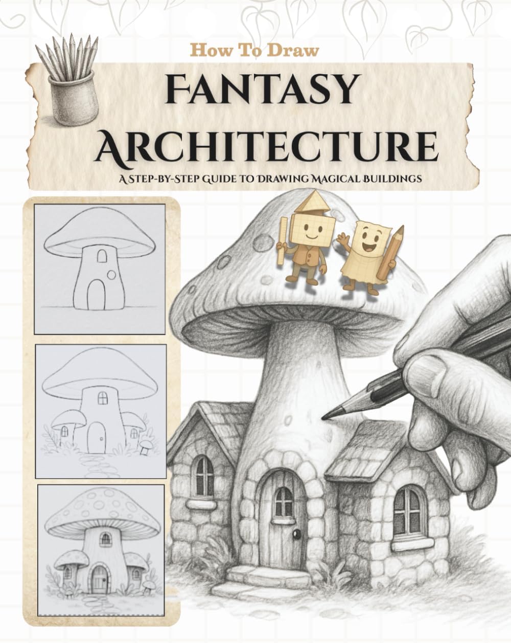 How To Draw Fantasy Architecture. A Step-by-Step Guide to Drawing Magical Buildings: Create Castles, Cottages, and Charming Curiosities with Ease (Worlds Unfolded) by Sophie Barton