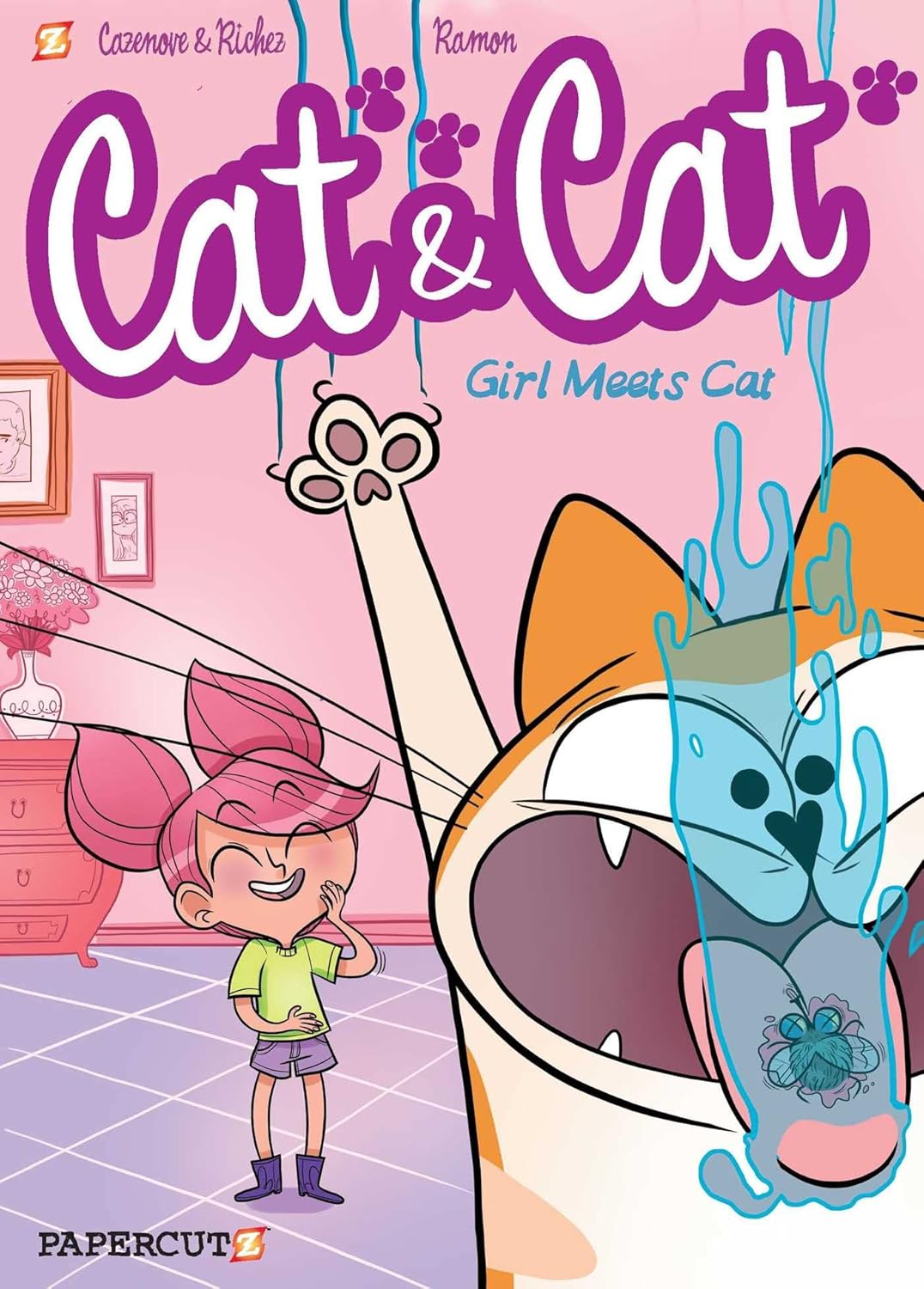 Cat and Cat #1: Girl Meets Cat (Cat & Cat) by Christophe Cazenove