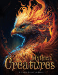 Mythical Creatures Coloring Book for Adults: the Amazing World of Fantasy Animals and Beasts by Lined Crafts Edition