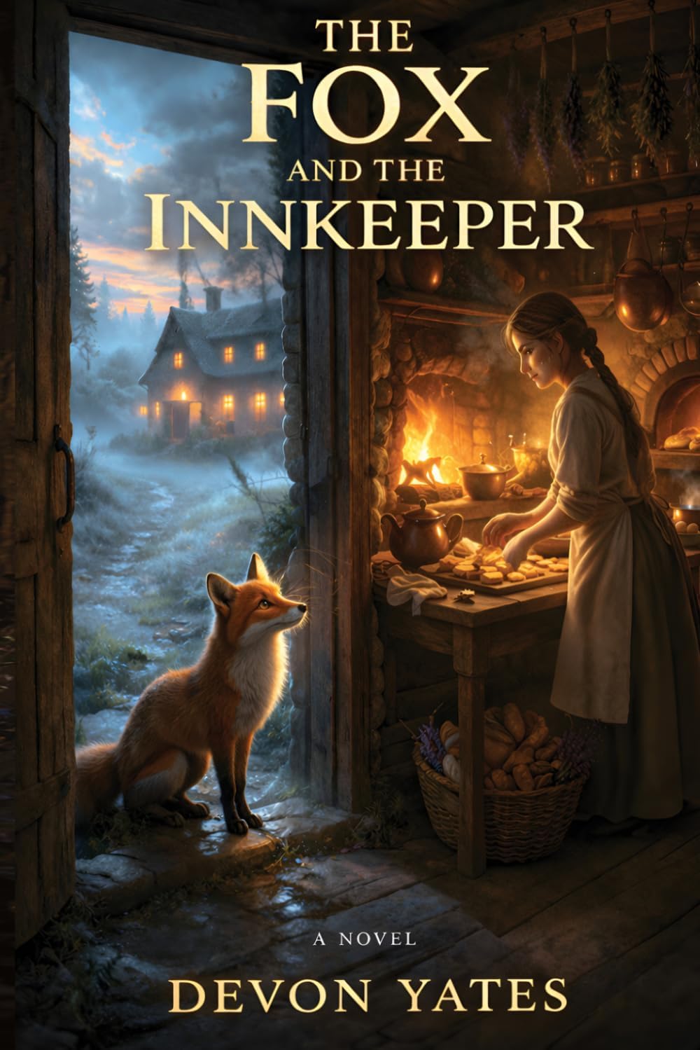 The Fox and the Innkeeper: A Cozy Fantasy of Fox Spirits, Found Family, and the Magic of Coming Home by Devon Yates