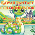 Kawaii Fantasy Coloring Book: Mythical, Legendary & Fantasy Creatures and Heroes by Mythic Bay Publishing