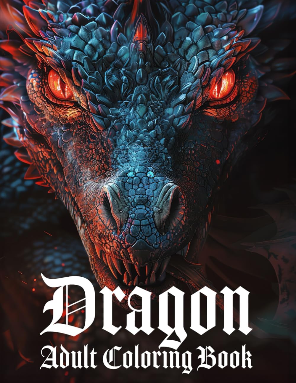 Dragon Adult Coloring Book: A Variety of Magical and Mythical Fantasy Dragons. Perfect for Stress Relief and Relaxation by SHMO Designs