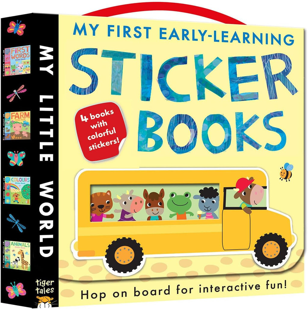 My First Early-Learning Sticker Books Boxed Set: 4 Books with Colorful Stickers! (My Little World) by Jonathan Litton
