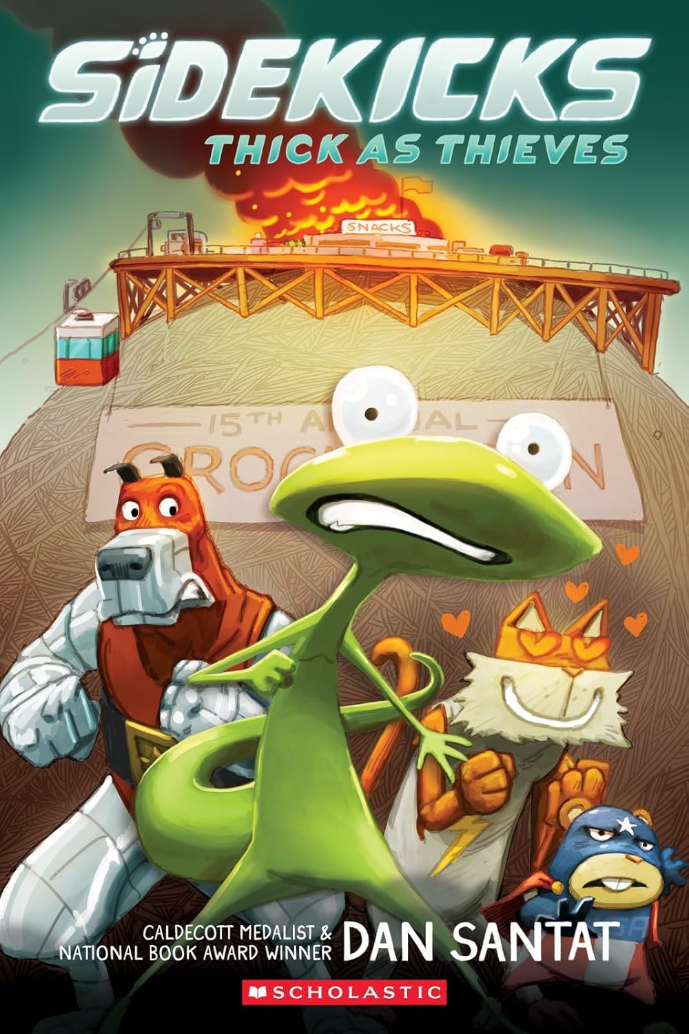 Thick as Thieves: A Graphic Novel (2) (Sidekicks) by Dan Santat