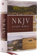 NKJV Study Bible, Hardcover, Burgundy, Full-Color, Comfort Print: The Complete Resource for Studying God’s Word by Thomas Nelson