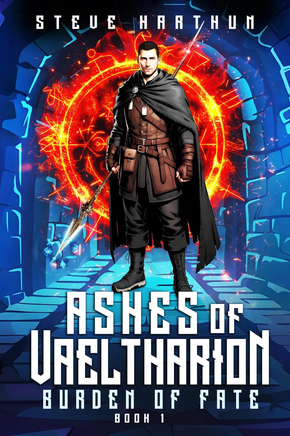 Burden of Fate: A LitRPG Progression Fantasy (Ashes of Vaeltharion) by Steve Harthun