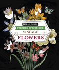 Brain Games - Sticker by Number - Vintage: Flowers (28 Images to Sticker) by Publications International Ltd.