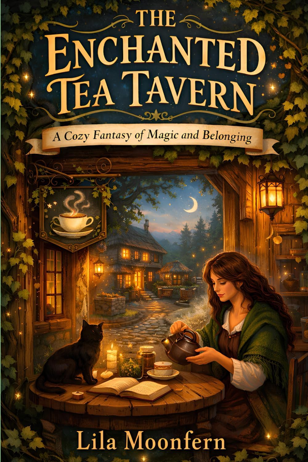 The Enchanted Tea Tavern:: A Cozy Fantasy of Magic and Belonging (The Hearthroot Chronicles) by Lila Moonfern