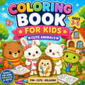 Soft Day Friends – At Home: A Cute & Cozy Coloring Book for Kids Ages 3–6 by Robert Borkowski