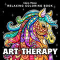 Art Therapy: Relaxing Coloring Book Featuring Mandala Animal Patterns with Dogs, Cats, Butterflies, and Ocean Creatures for Stress Relief Moments by Clara Moon
