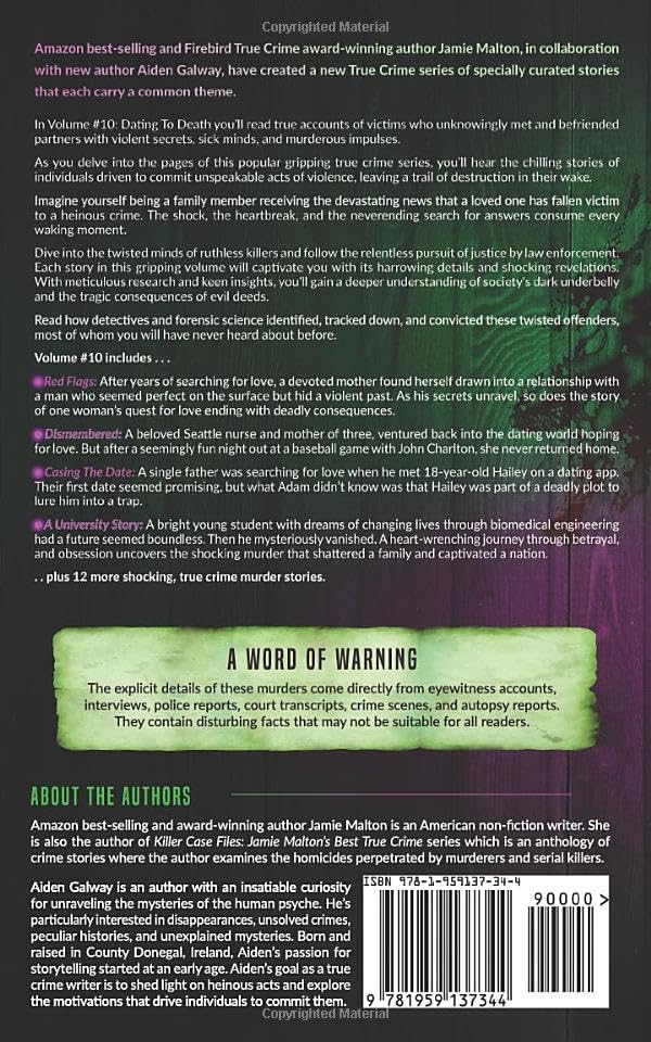 Curated True Crime #10: Dating To Death (Murder, Madness & Mayhem) by Jamie Malton