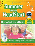 Summer Learning HeadStart, Grade 3 to 4: Fun Activities Plus Math, Reading, and Language Workbooks: Bridge to Success with Common Core Aligned ... (Summer Learning HeadStart by Lumos Learning) by Lumos Learning