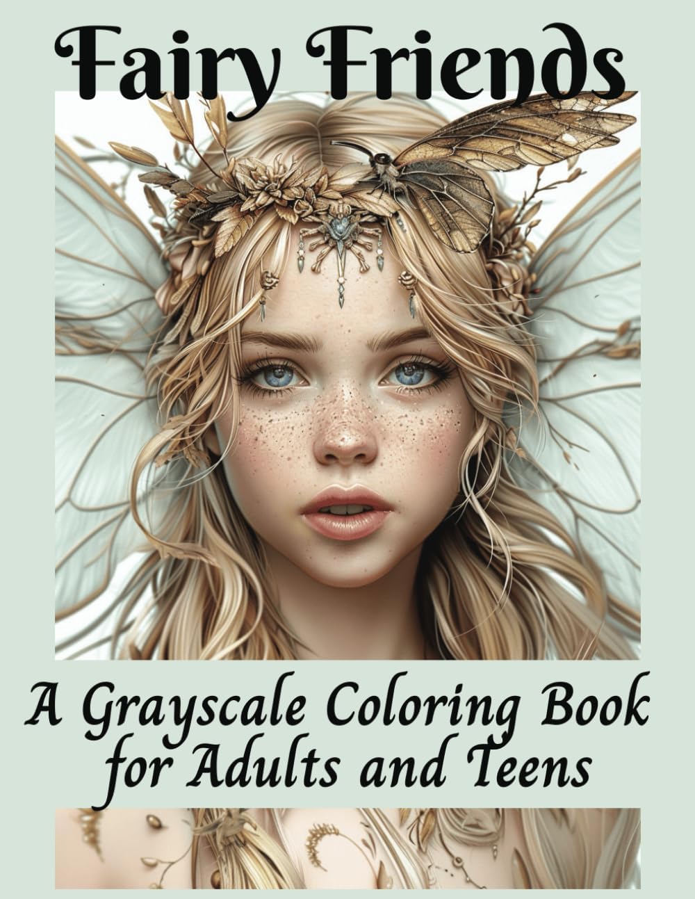 Fairy Friends A Grayscale Coloring Book for Adults and Teens: Enchanted gardens, Magical fairies, Fantasy for Relaxation and Stress Relief (Mythical ... Animals, Dragons, and Other Imaginary Beasts) by Toni B Carter