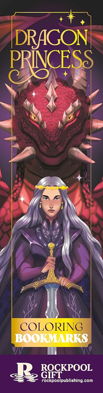 Dragon Princess Coloring Bookmarks (The Boyfriends Series) by Mai Franiak