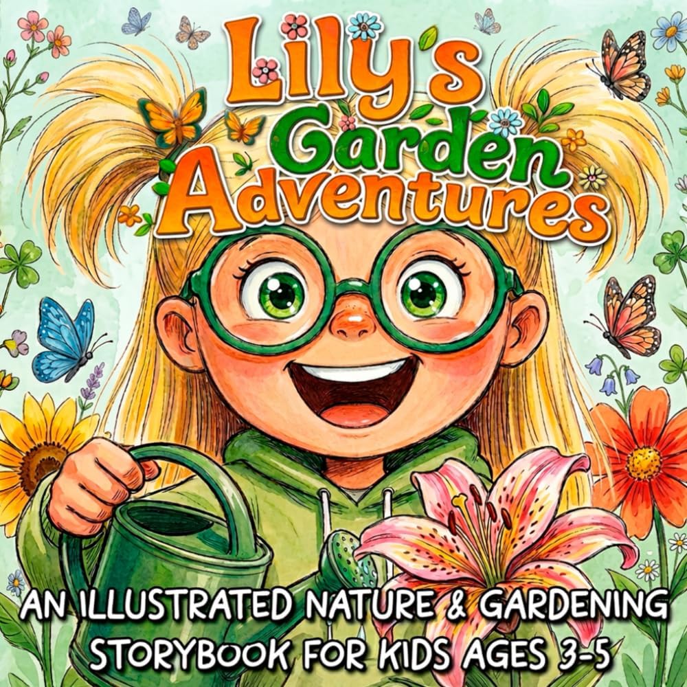 Lily's Garden Adventures: A Fun Illustrated Gardening Storybook for Kids Ages 3-5 | Preschool Nature Book with Flowers, Plants, and Outdoor Activities (The Garden Days with Lily) by Nora Wildwood