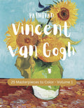 PAINTPAD Vincent Van Gogh 25 Masterpieces To Color - Volume 1 by PAINTPAD