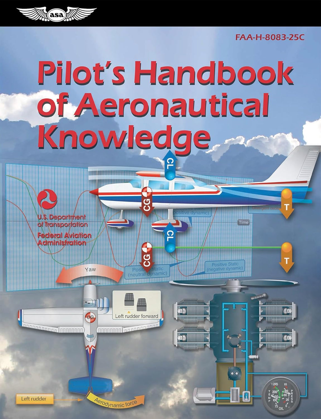 Pilot's Handbook of Aeronautical Knowledge (2026): FAA-H-8083-25C (ASA FAA Handbook Series) by Federal Aviation Administration (FAA)