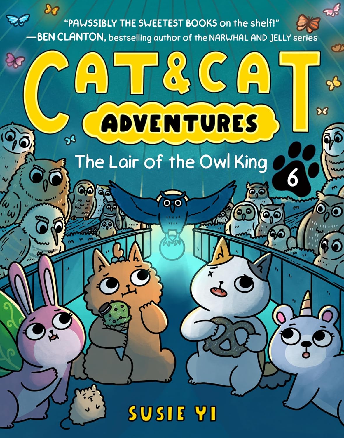 Cat & Cat Adventures: The Lair of the Owl King: A Graphic Novel by Susie Yi