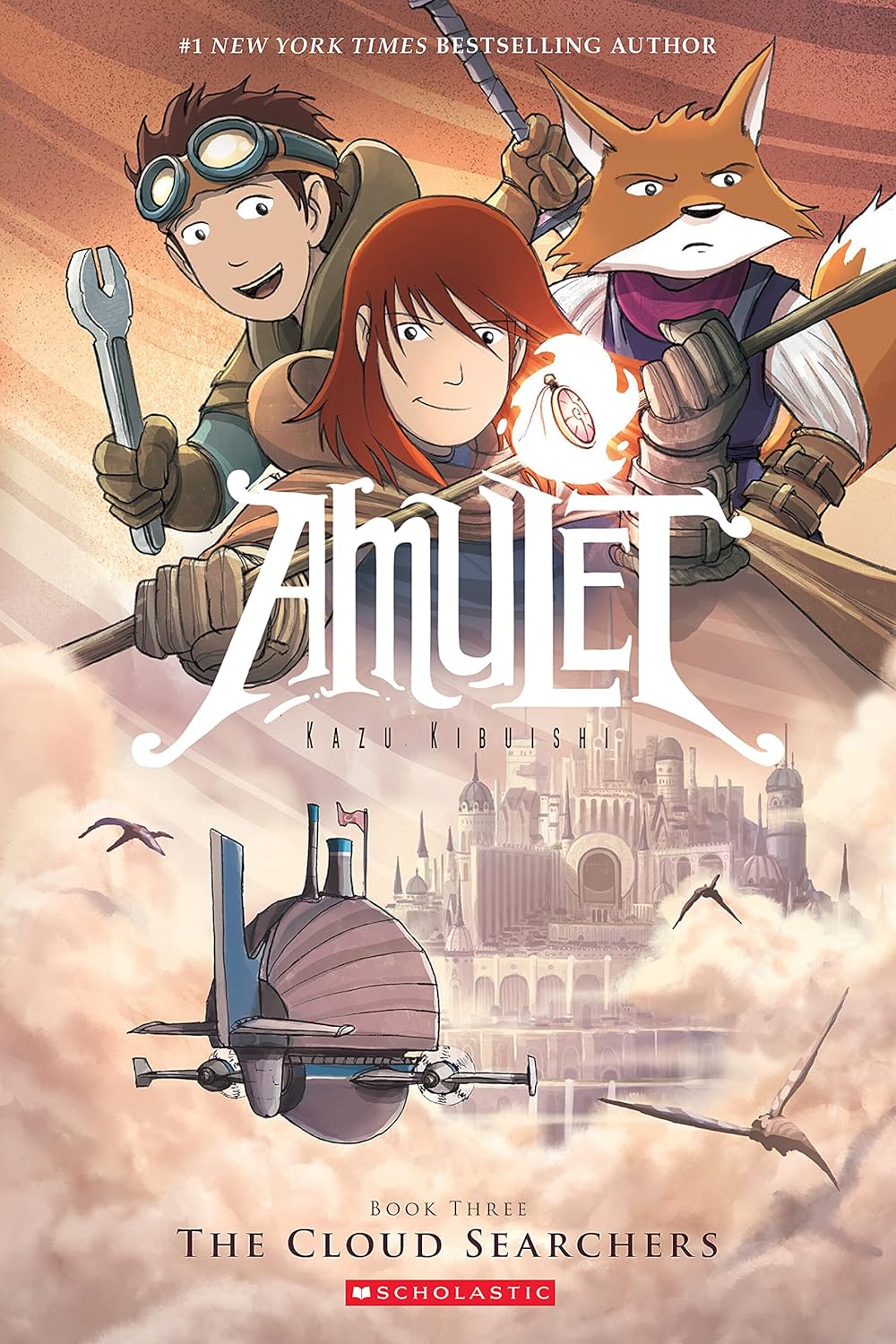 The Cloud Searchers: A Graphic Novel (Amulet #3) by Kazu Kibuishi