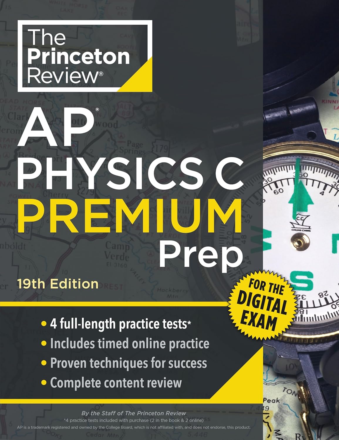 Princeton Review AP Physics C Premium Prep, 19th Edition: 4 Practice Tests + Digital Practice Online + Content Review (College Test Preparation) by The Princeton Review