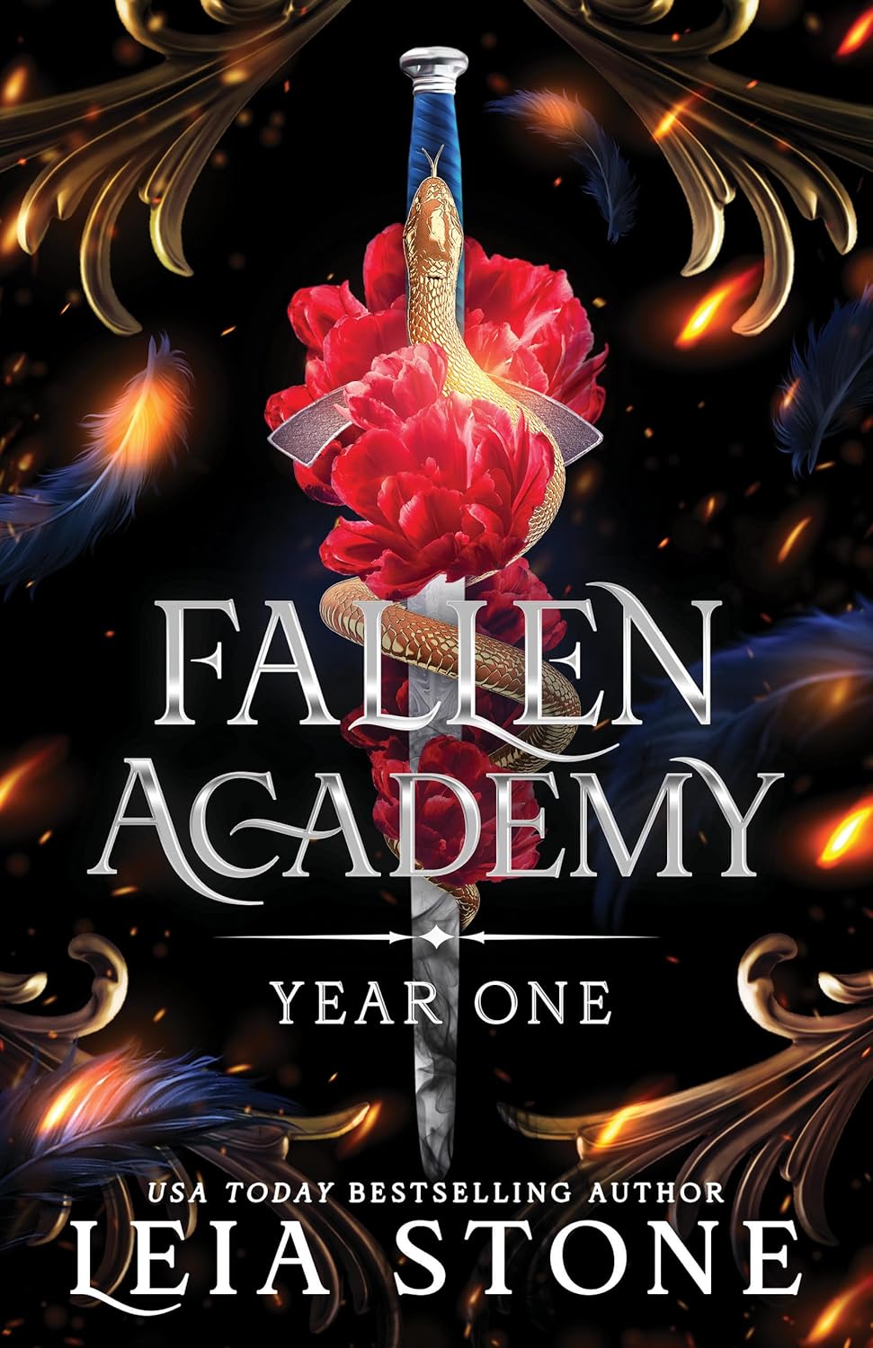 Fallen Academy: Year One: A YA Urban Fantasy Romance for fans of dark academia, enemies-to-lovers, and supernatural battles! by Leia Stone