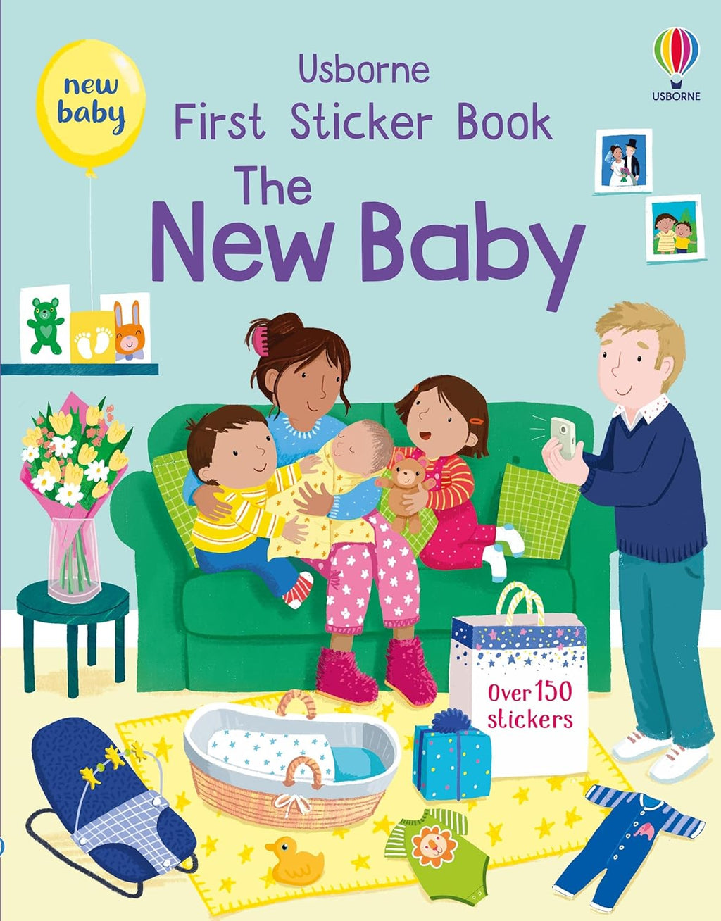 First Sticker Book The New Baby: A Fun Sticker Book for Children (Ages 3-5) About Welcoming a New Baby by Jessica Greenwell