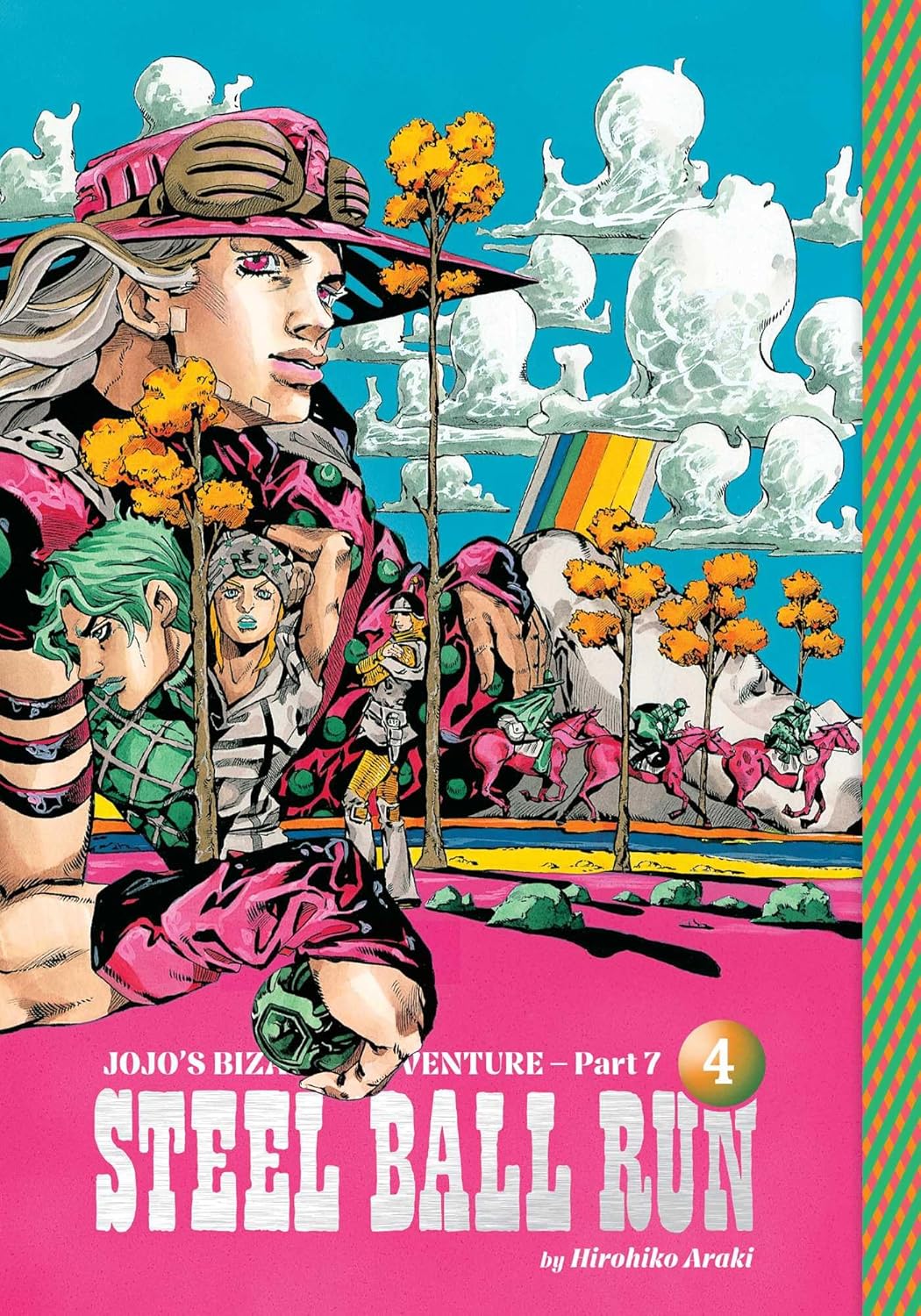 JoJo's Bizarre Adventure: Part 7--Steel Ball Run, Vol. 4 by Hirohiko Araki