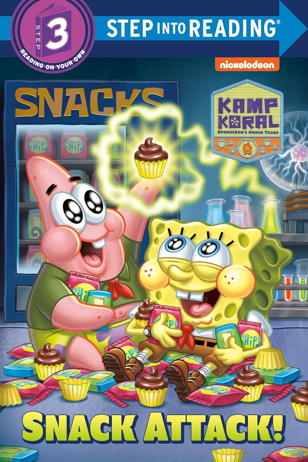 Snack Attack! (Kamp Koral: SpongeBob's Under Years) (Step into Reading, Step 3) by Elle Stephens