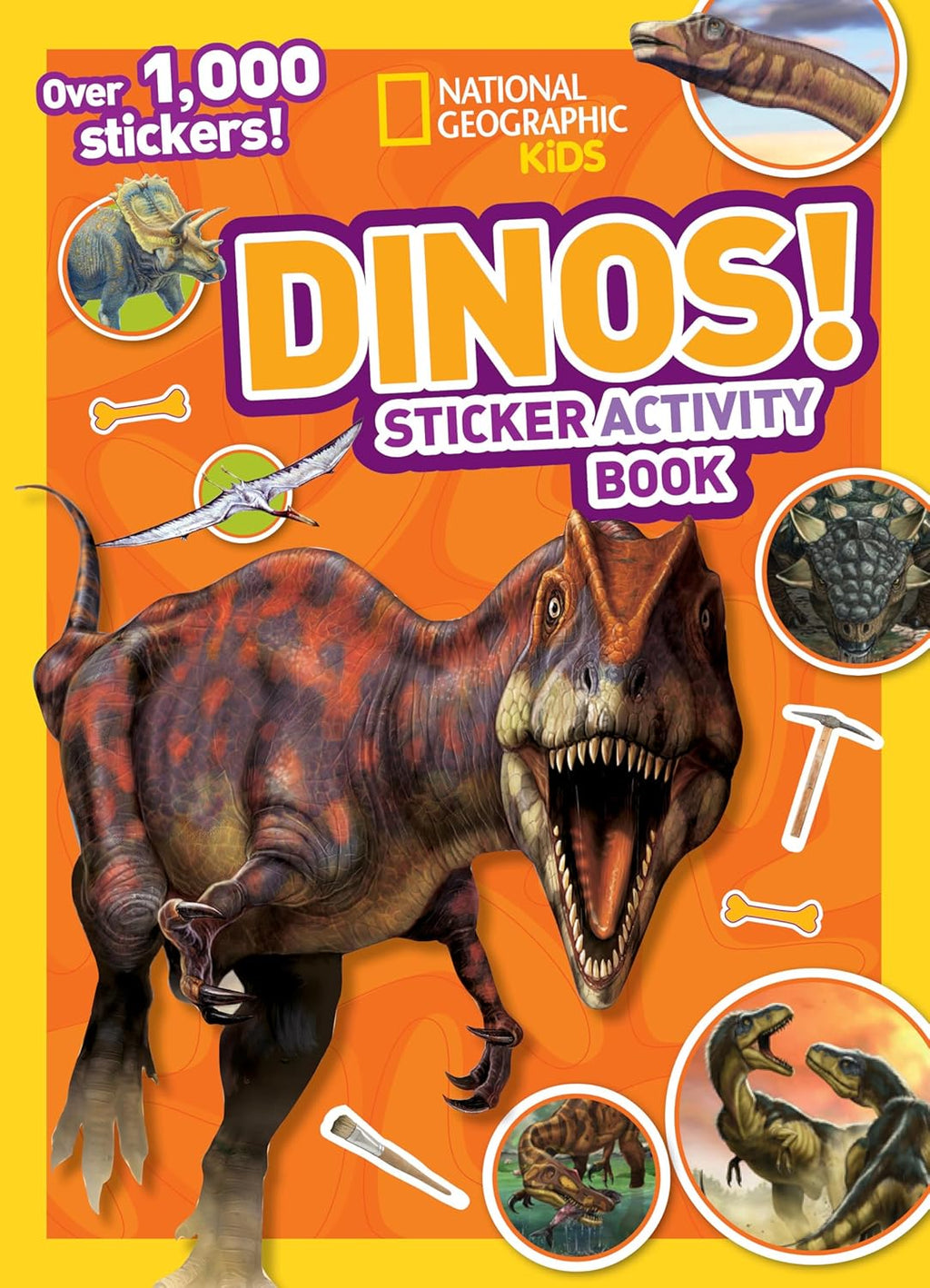 National Geographic Kids Dinos Sticker Activity Book: Over 1,000 Stickers! by National Geographic Kids