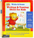 Daniel Tiger's Neighborhood Wipe Clean Writing & Tracing Workbook Skills for Preschool Kids Ages 3 - 5: Practice Pen Control, ABC's, Numbers, Handwriting, Wipe Off Pen Included by Scarlett Wing