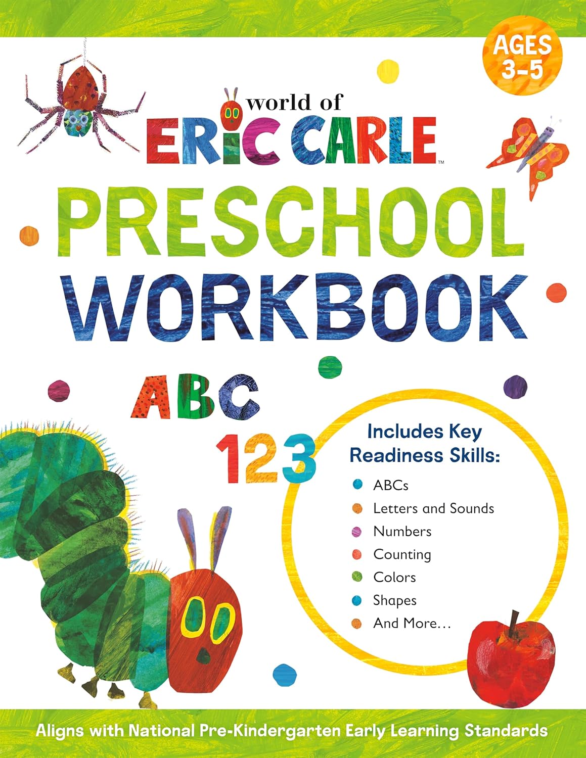 World of Eric Carle Preschool Workbook by Wiley Blevins