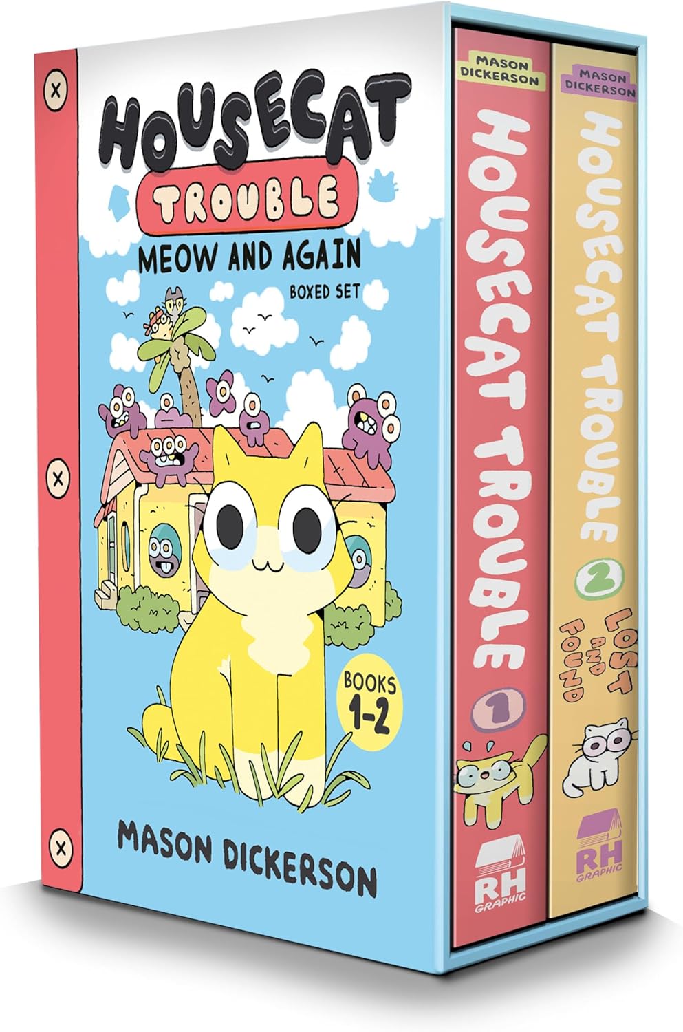 Housecat Trouble: Meow and Again Boxed Set: Housecat Trouble; Lost and Found (A Graphic Novel Boxed Set) by Mason Dickerson