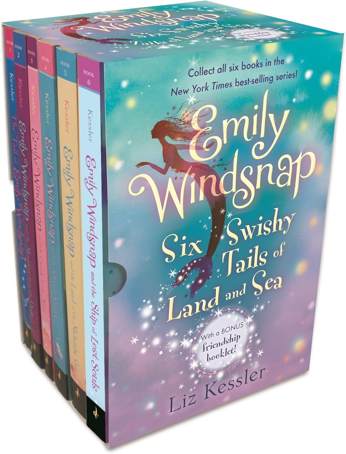 Emily Windsnap: Six Swishy Tails of Land and Sea: Books 1-6 (Box Set of Six Middle-Grade Fantasy Novels Featuring Underwater Adventures and Friendship Magic) by Liz Kessler