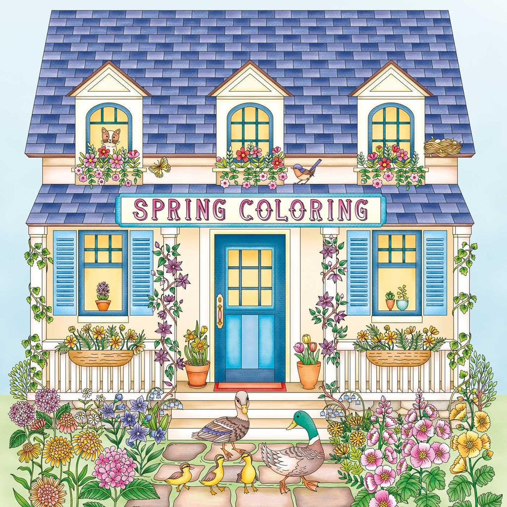Spring Coloring: a Calming Coloring Book for Adults by IglooBooks