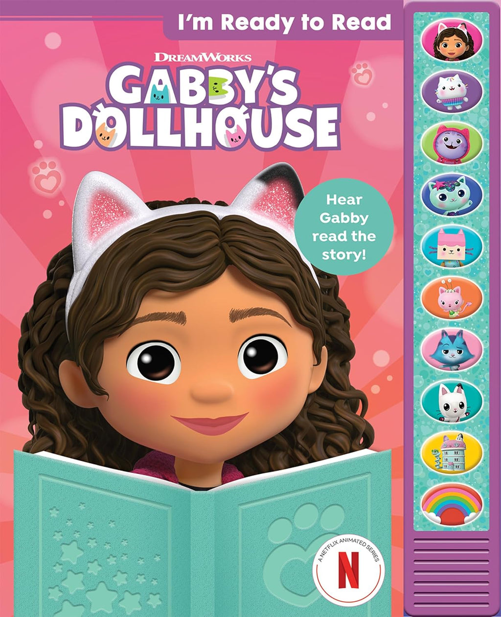 DreamWorks - Gabby’s Dollhouse I'm Ready to Read - Read Along Sound Book - PI Kids by PI Kids