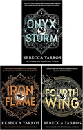 The Empyrean Series 3 Books Collection Set By Rebecca Yarros (Fourth Wing, Iron Flame & Onyx Storm) by Rebecca Yarros