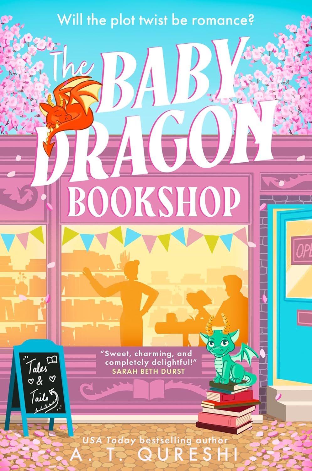 The Baby Dragon Bookshop: THE cozy bookish fantasy romance you NEED in 2026 (The Baby Dragon series) (Book 3) by A. T. Qureshi