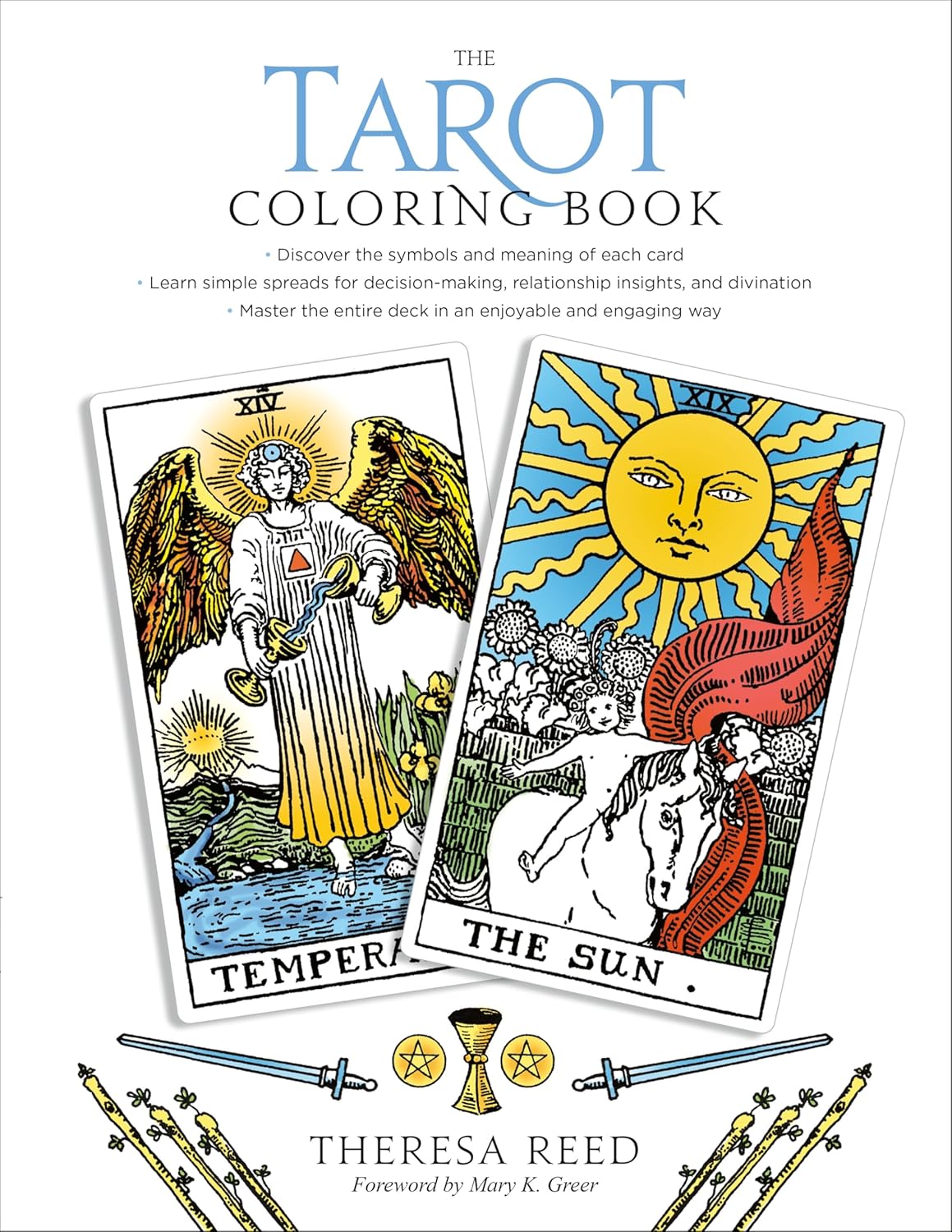 The Tarot Coloring Book by Theresa Reed