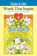 Psalms to Color: Words That Inspire (Inspirational Adult Coloring Books) by Ted Menten