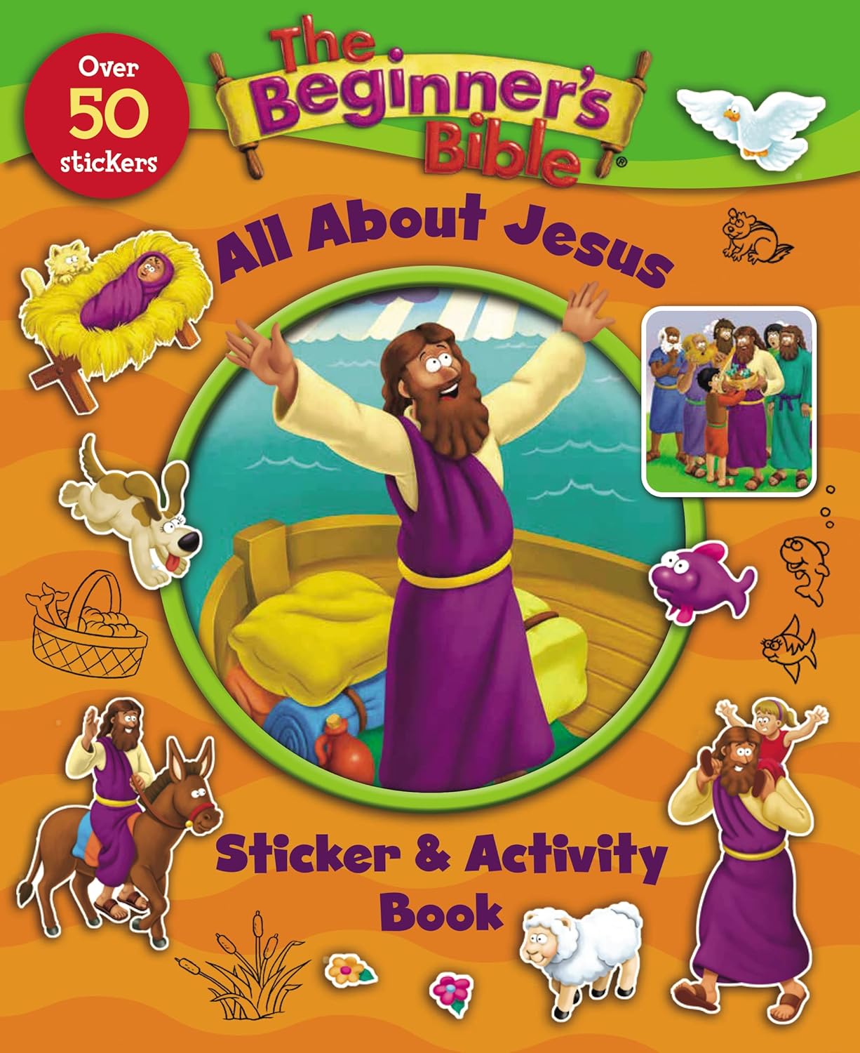 The Beginner's Bible All About Jesus Sticker and Activity Book by The Beginner's Bible