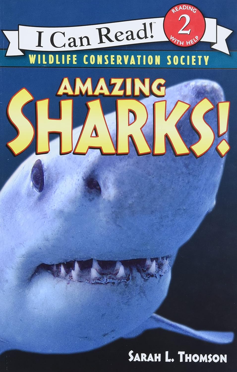 Amazing Sharks!: A Level 2 Science Reader About Ocean Wildlife for Kids (Ages 4-8) (I Can Read Level 2) by Sarah L. Thomson