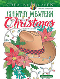Creative Haven Country Western Christmas Coloring Book (Adult Coloring Books: Christmas) by Jessica Mazurkiewicz